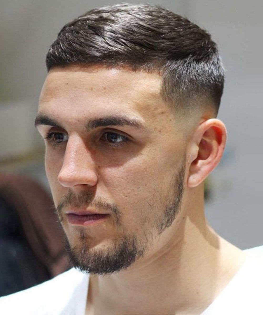 caucasian haircut